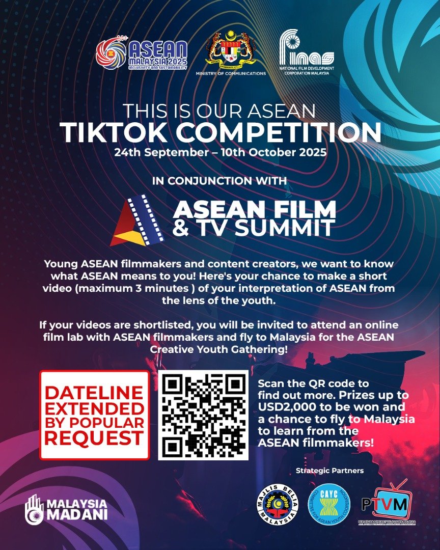 ASEAN Creative Youth Gathering This is Our ASEAN TikTok Competition in conjunction with the ASEAN TV & Film Summit