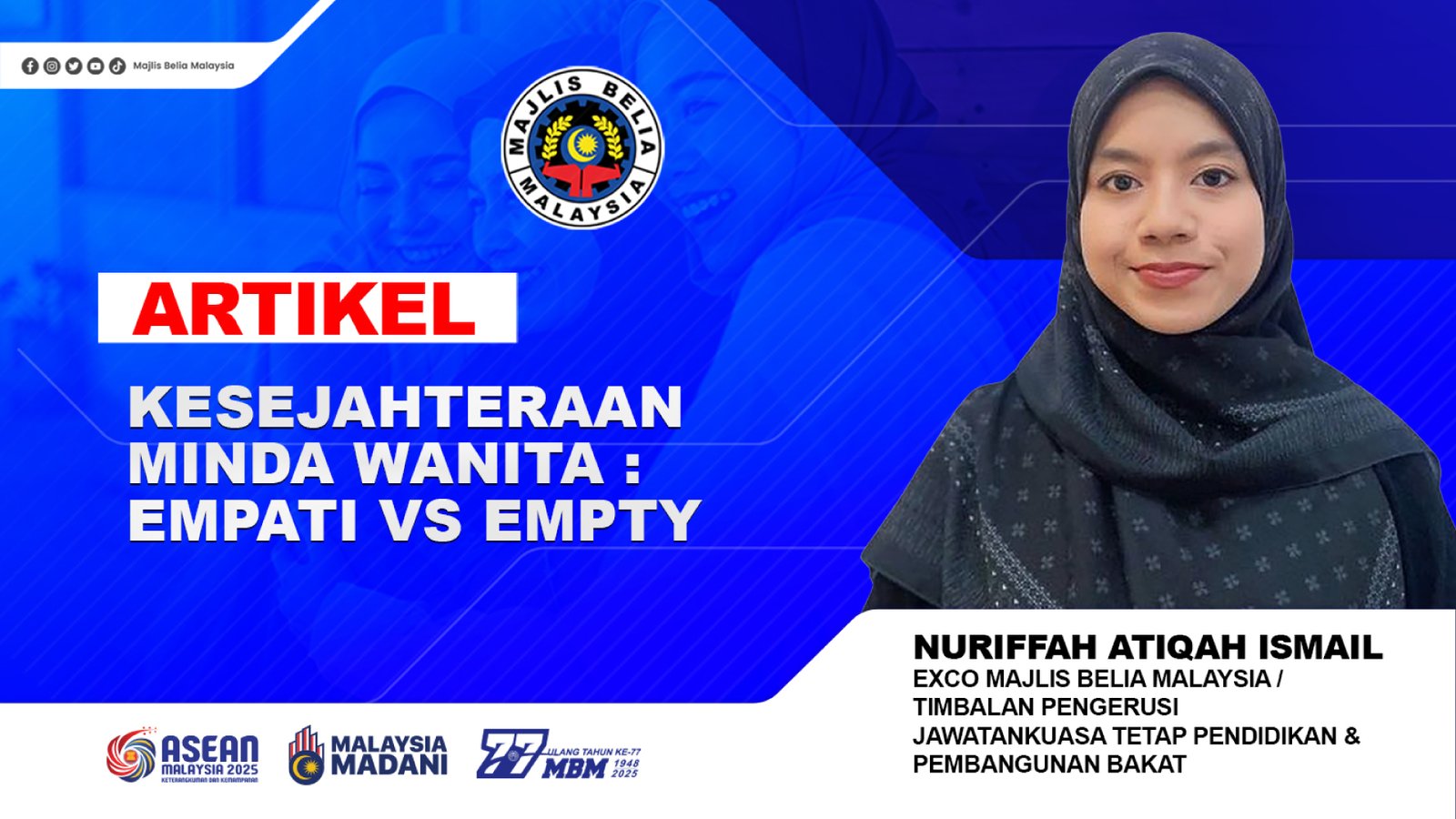 Kesejahteraan Minda Wanita: Empati Vs Empty