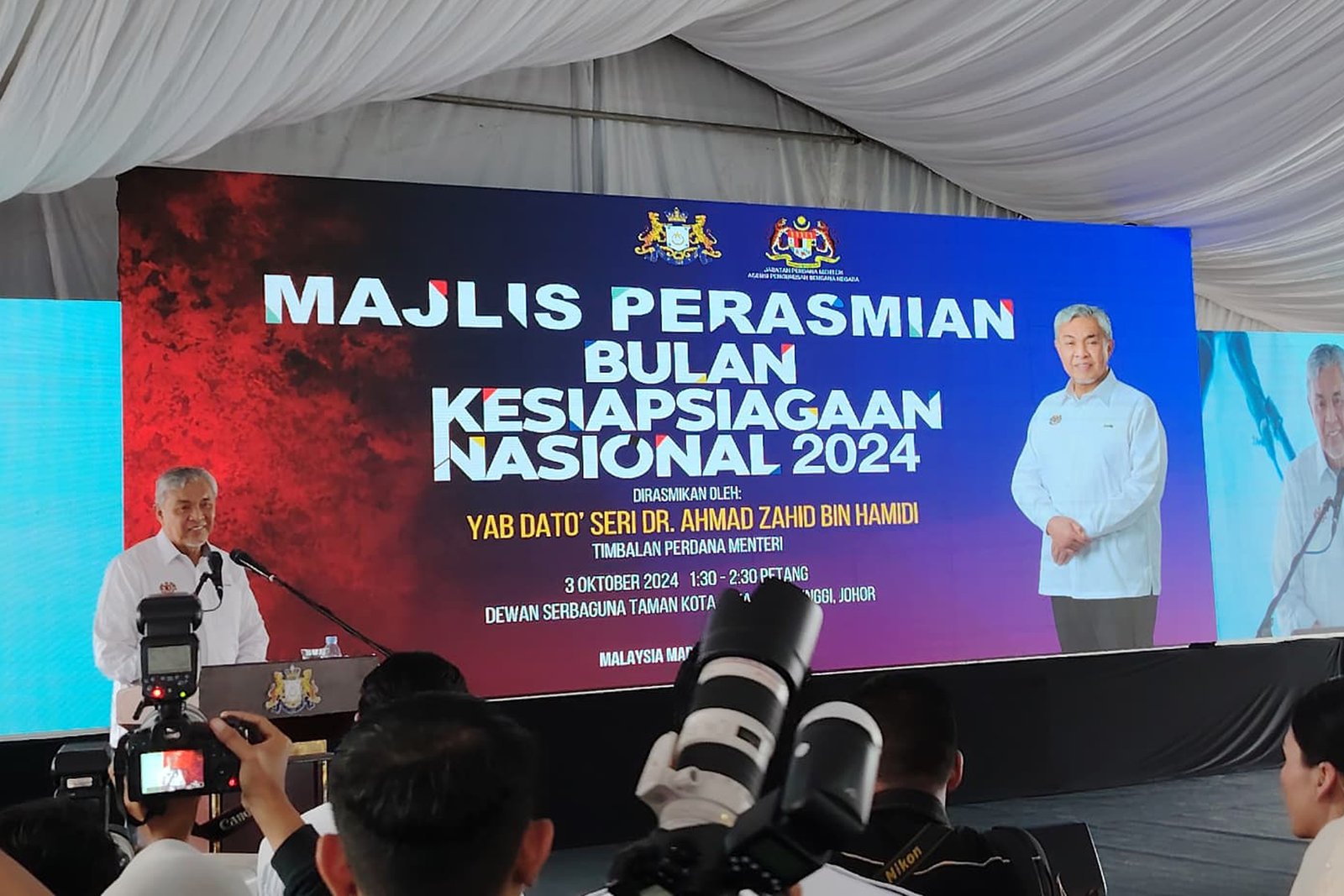 MBM hadiri Majlis Perasmian Bulan Kesiapsiagaan Nasional (BKN)