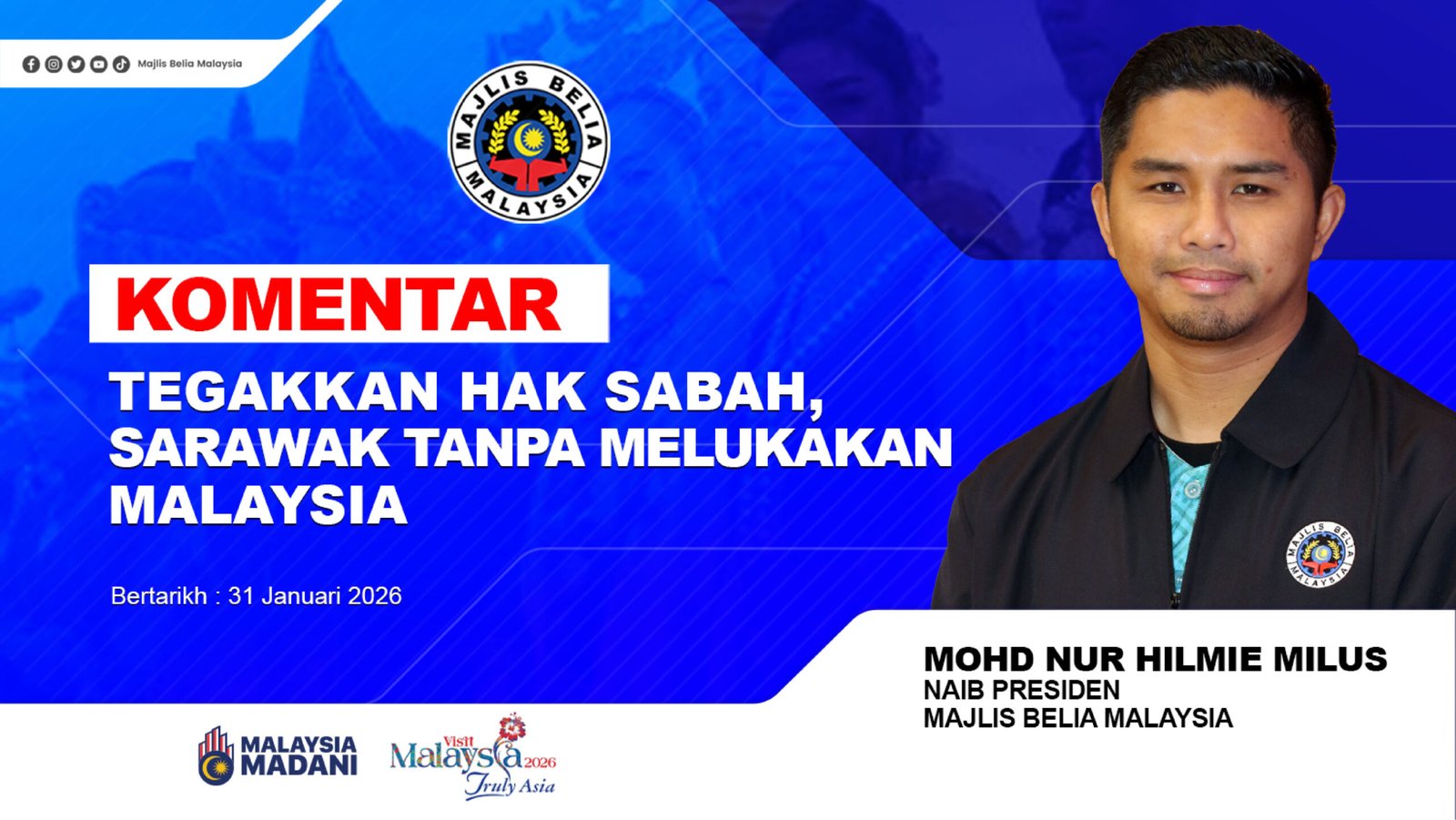 Tegakkan hak Sabah Sarawak, tanpa melukakan Malaysia